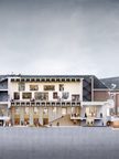 Artist impression Stadshal met daarboven de grote zaal en het gewelf door Absent Matter