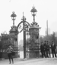 Het Vondelpark oude foto