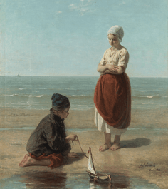 Jozef Israëls, Kinderen der zee 1863, Amsterdam Museum.