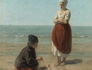 Jozef Israëls Kinderen der zee 1863 Collectie Amsterdam Museum klein