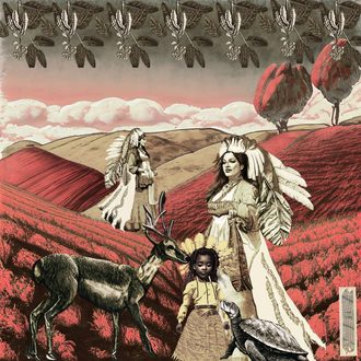 A phantasmagorical history of Manhatta Island Strawberry Fields, 2024, patricia kaersenhout