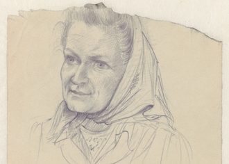 Aat Breur Hibma Stanislawa Bafia Czajkowska 1942 1945 Rijksmuseum bruikleen van G M Breur en P A Breur