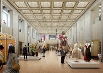 Artist impression Stadshal door Absent Matter