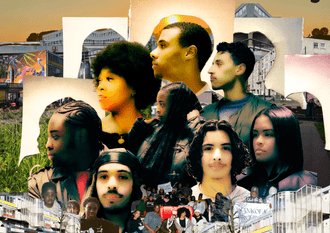 Collage portretten Future Tellers Zuidoost