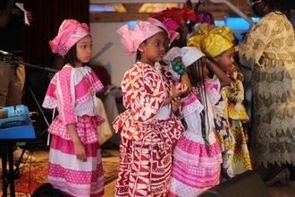 Moederdagevent Little miss Kwakoe. Fotograaf: Fainelly Poulina.