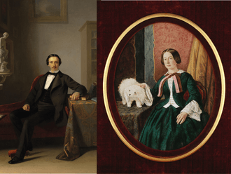 Abraham Willet en Louisa Holthuysen