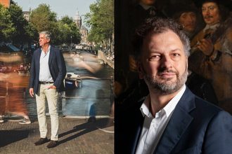 conservator Tom van der Molen en Tom Jongbloed (Ommetje met Tom)