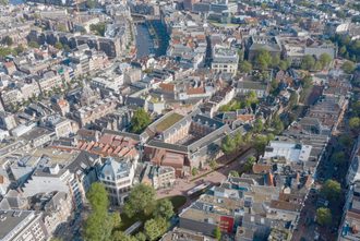 Visualisatie renovatieplan Amsterdam Museum vogelvlucht - Vero Visuals.