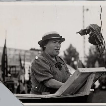 Alida de Jong, 1922. Collectie IISG (Pers-Fotobureau Ab. Hakeboom Deventer)