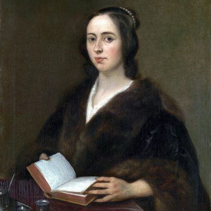 Jan Lievens, portret van Anna Maria van Schurman, 1649, Collectie National Gallery