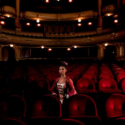 Jörgen Tjon A Fong, Hollandse meesters Her-zien, Sylvana Simons als Elisabeth Samson (2019) Collectie Amsterdam Museum
