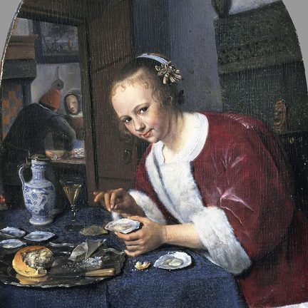 Het Oestereetstertje (ca. 1658-1660) van Jan Steen, collectie Mauritshuis, Den Haag
