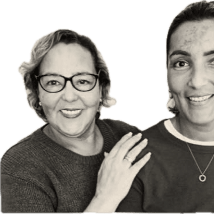 Rahma el Mouden en dochter Oumaima. foto privé-archief