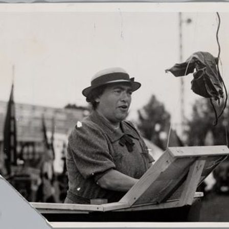 Alida de Jong, 1922. Collectie IISG (Pers-Fotobureau Ab. Hakeboom Deventer)