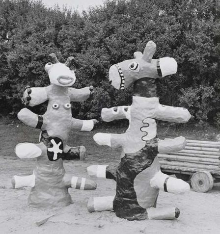 Woezels in het Amstelpark, september 1972. Bron Archief van de Dienst Ruimtelijke Ordening Beeldbank Stadsarchief
Amsterdam