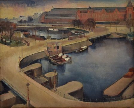 Anneke van der Feer, Gezicht op het Centraal Station, 1926