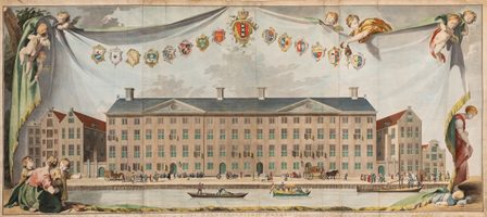 Het Aalmoezeniersweeshuis, bron Stadsarchief Amsterdam