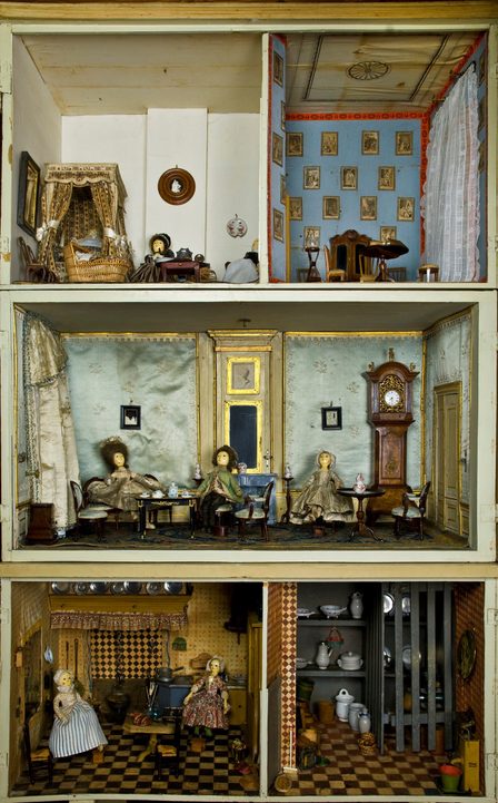 Het ‘Grote poppenhuis’ in het Huis Van Gijn in Dordrecht. Foto: Huis van Gijn
