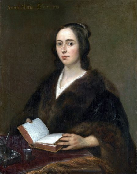 Jan Lievens, portret van Anna Maria van Schurman, 1649, Collectie National Gallery