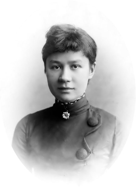 Jo van Gogh-Bonger in 1889, foto Woodbury Page, Collectie Geheugen van Nederland