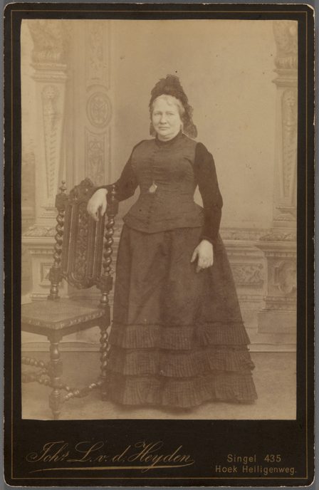 Mina de Meijere circa 1888 foto Albertine Dijkema