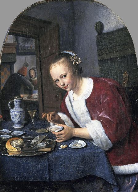 Het Oestereetstertje (ca. 1658-1660) van Jan Steen, collectie Mauritshuis, Den Haag