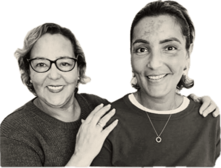 Rahma el Mouden en dochter Oumaima. foto privé-archief