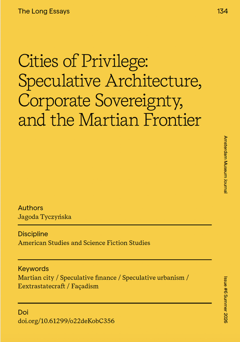 Speculative Architectures of Privilege cover