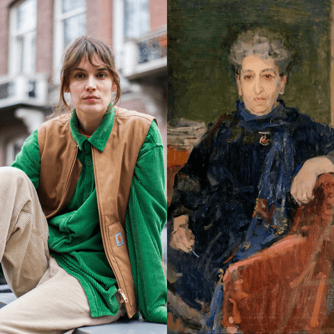 Isaac Israels, Portret van Aletta Jacobs, 1919
