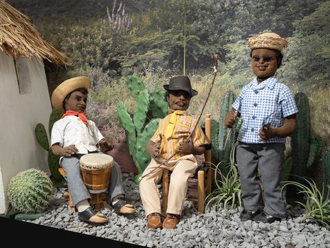 Diorama uit tentoonstelling De Maasdamme Collectie