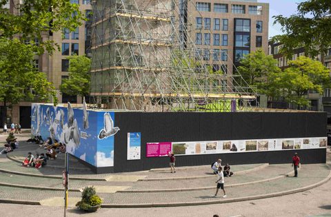 Tentoonstelling op Dam Amsterdam