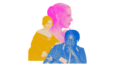 Campagnebeeld drie Amsterdamse vrouwen