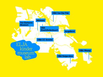 Kaart Amsterdam ELJA museumkamp