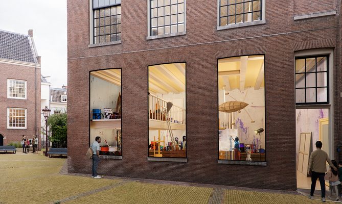 Artist in residence in het nieuwe Amsterdam Museum door Absent Matter