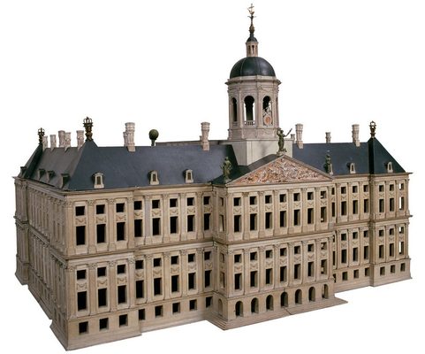 Model van het nieuwe stadhuis op de Dam, 1648, Jacob van Kampen