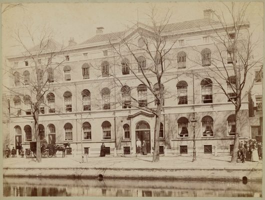 Prinsengrachtziekenhuis. Vervaardiger onbekend (ca. 1880) - Collectie Stadsarchief Amsterdam Collectie Frits Knuf