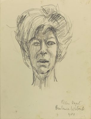 Constance Wibaut, schets voor beeld Ellen 1986 collectie Amsterdam Museum.