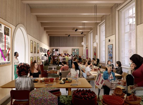 Verhalenhuis in het nieuwe Amsterdam Museum door Absent Matter