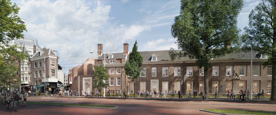 Visualisatie Nieuwezijds Voorburgwal door Vero Visuals